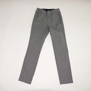 Rag & Bone Women's Herringbone Pants Size 4 Gray High Rise 27" Inseam Stretch